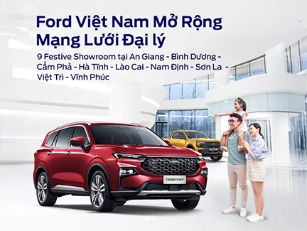 Ford Việt Nam Tiếp Tục Mở Rộng Mạng Lưới Đại Lý