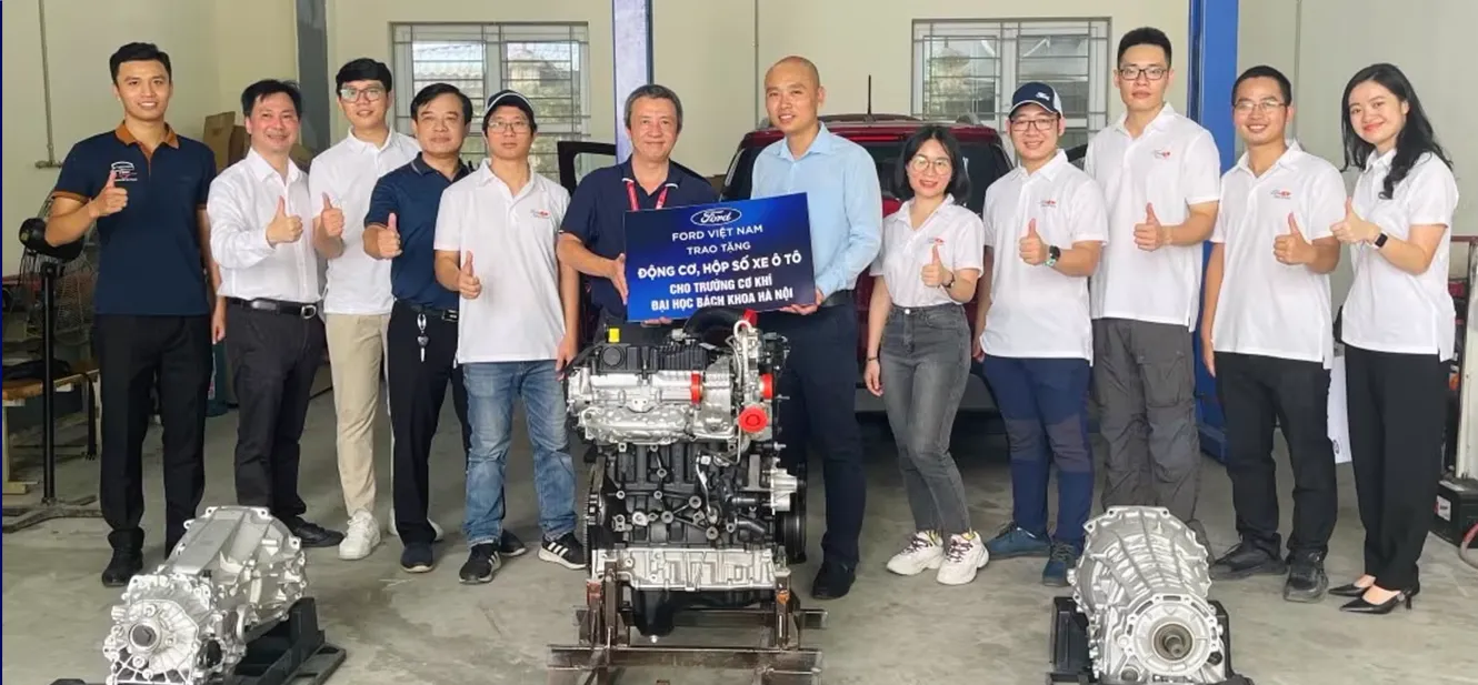 Ford Việt Nam Trao Tặng Động Cơ, Hộp Số, Tích Cực Đóng Góp Vào Phát Triển Giáo Dục Bền Vững Tại Việt Nam
