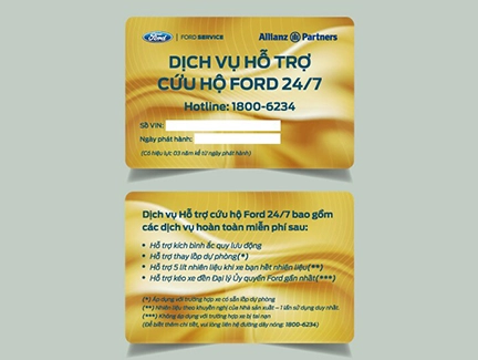 AN TÂM TRÊN MỌI CUNG ĐƯỜNG VỚI DỊCH VỤ HỖ TRỢ KHẨN CẤP TRÊN ĐƯỜNG 24/7 CÙNG FORD VIỆT NAM