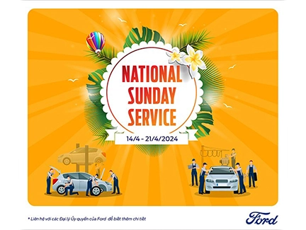 CHƯƠNG TRÌNH NGÀY CHỦ NHẬT DỊCH VỤ TRÊN TOÀN QUỐC 