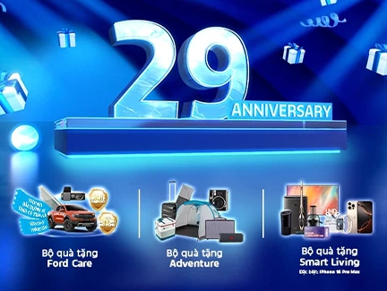 Ford Việt Nam Và Hệ Thống Đại Lý Triển Khai Chương Trình “Quà tưng bừng – Mừng Ford 29 năm” Với Ưu Đãi Đặc Biệt Cho Khách Hàng Mua Xe Ford Trong Tháng 10