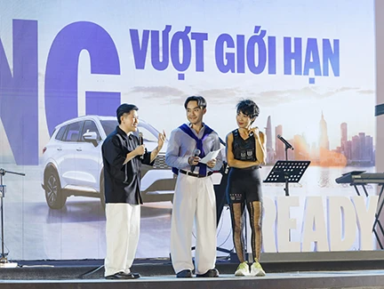 Không gian trải nghiệm sự kiện khởi động chương trình Sống Rộng cùng Territory của Ford Việt Nam tại Công viên Bờ sông Sài Gòn.