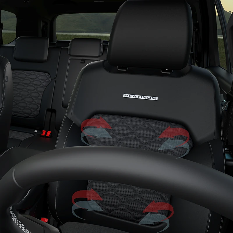 Heated cooling seats