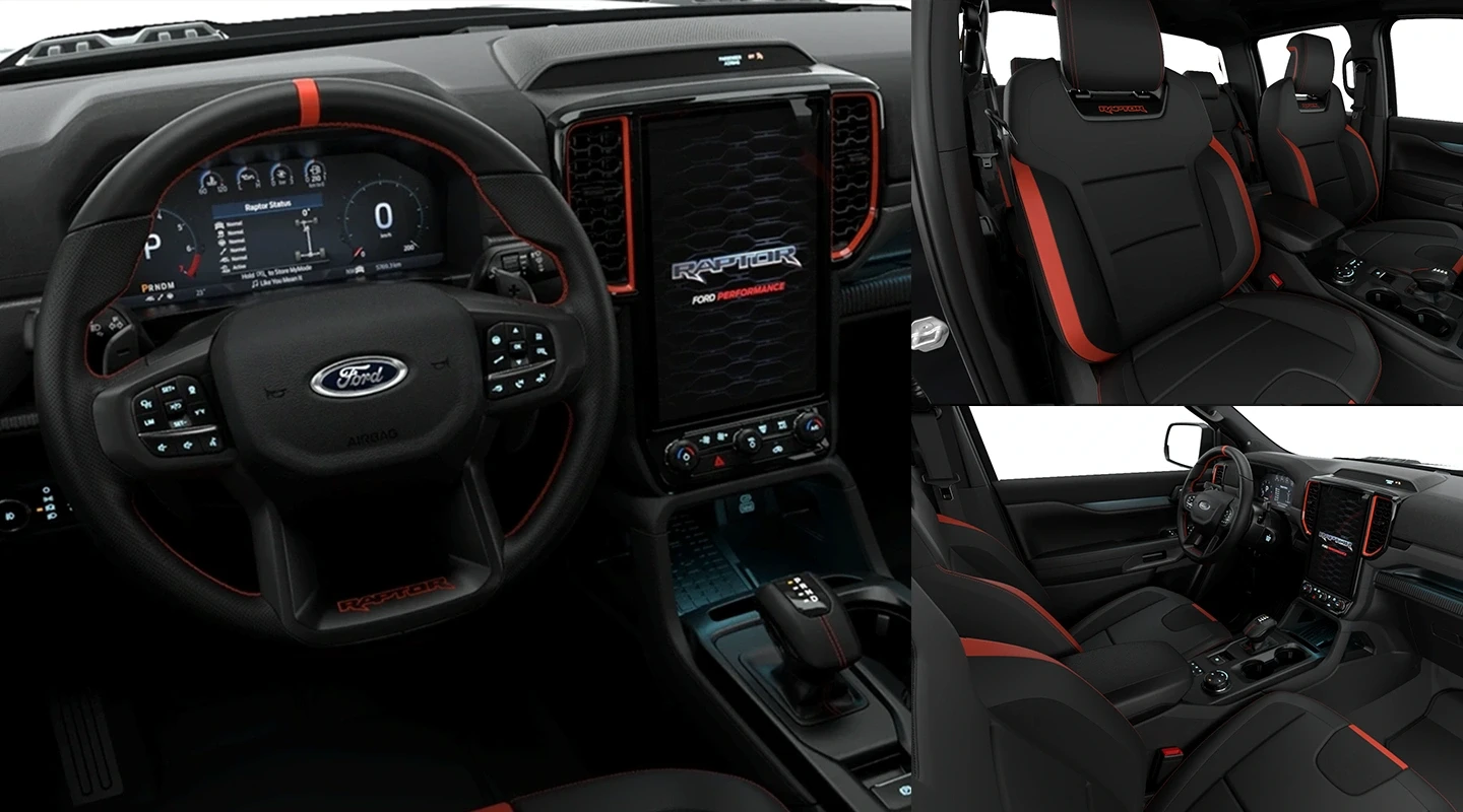 Ranger Raptor Interior