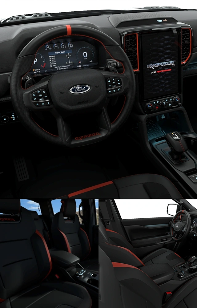 Ranger Raptor Interior
