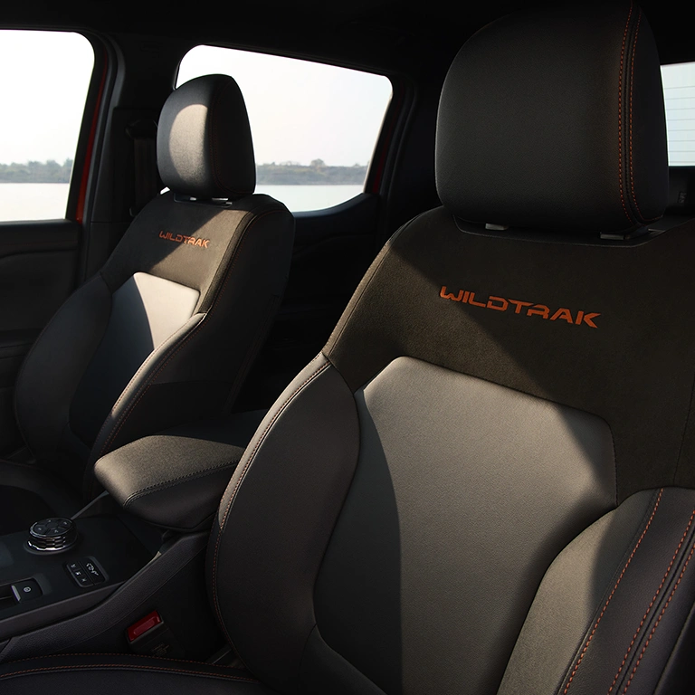 interior black seats on overview