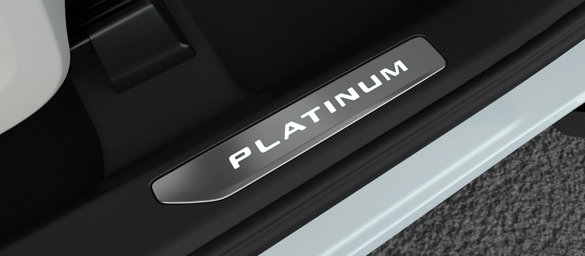 Platinum Illuminated Scuffplate