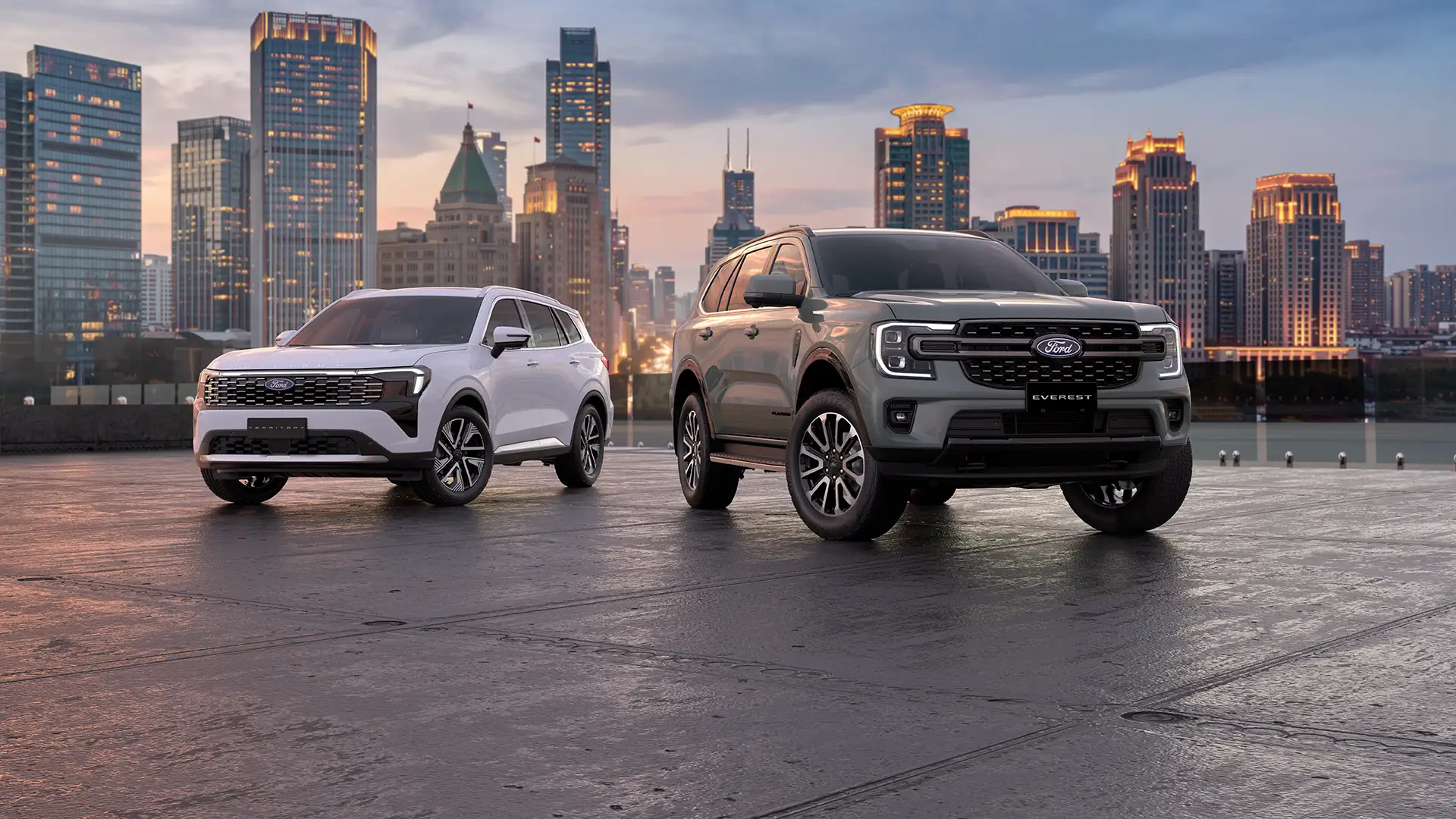 Ford SUV Hero Territory and Everest Platinum