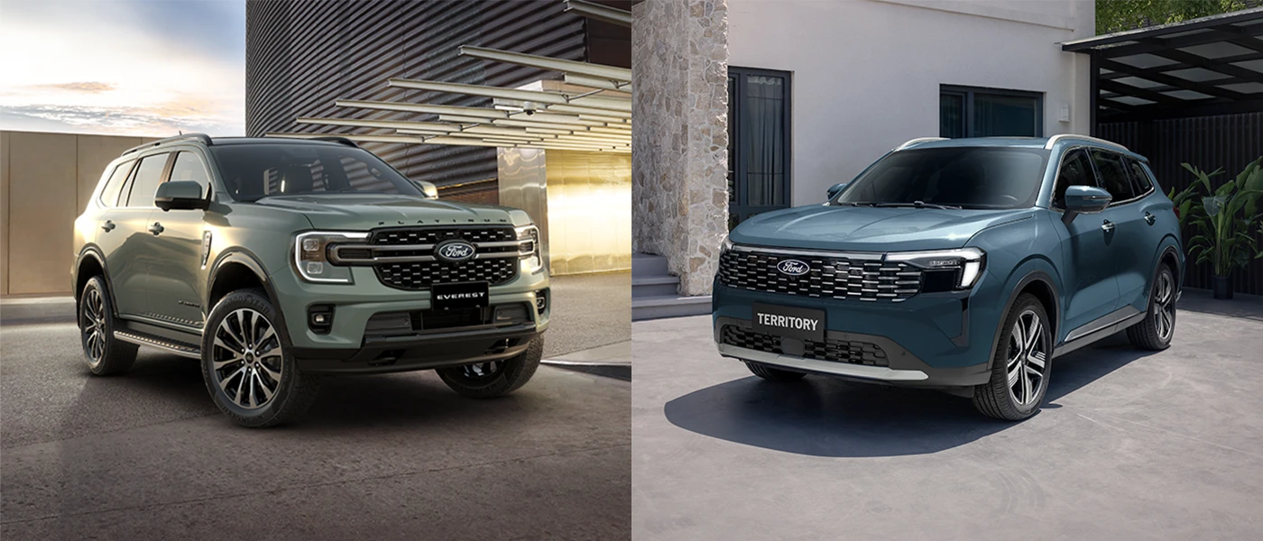 So sanh thong so ky thuat giua Ford Territory va Ford Everest