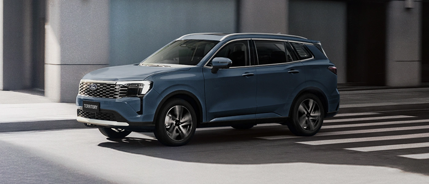 Ford Territory SUV 5 cho voi noi that rong rai phu hop cho gia dinh do thi