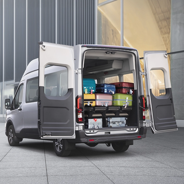 Back View Ford Transit Hygiene Van