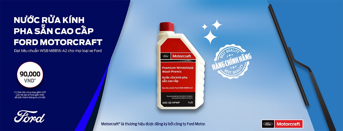 NƯỚC RỬA KÍNH PHA SẴN CAO CẤP FORD MOTORCRAFT