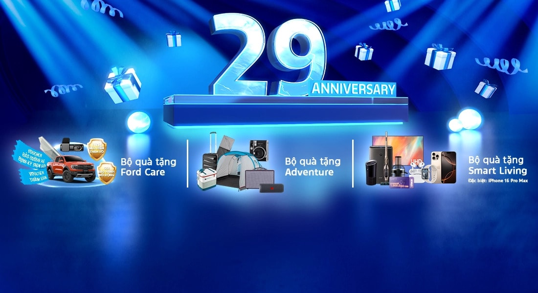 Quà Tưng Bừng Mừng Ford Việt Nam 29 Năm