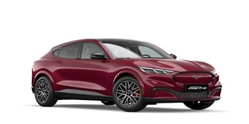 Red Ford Mustang Mach-E